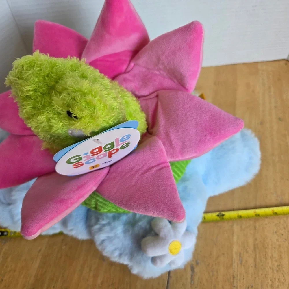 NEW Gigglescape 11 inch Stackable Lily Pad Pond Frog Stuffed Animal Toy Plush